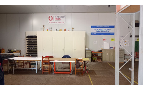 Travaux Installations salle et parcours